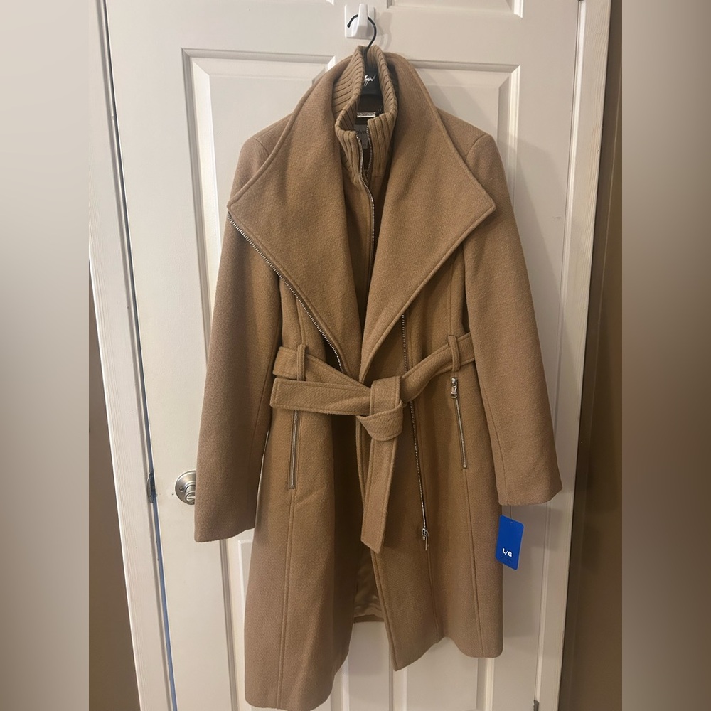 NWT! Gorgeous Calvin Klein Wool Blend Coat